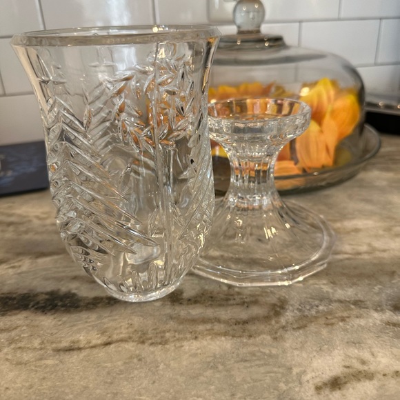 2pc Crystal Candle Holder - Picture 2 of 7